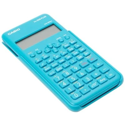 Imagen de Casio Calculadora (Bolsillo, científica, 2 líneas, Batería, Azul)
