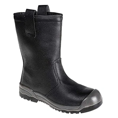 Imagen de Portwest Bota Steelite Rigger S1P Ci (Con Puntera Anti Arañazos), Tamaño: 42, Color: Negro, FW13BKR42
