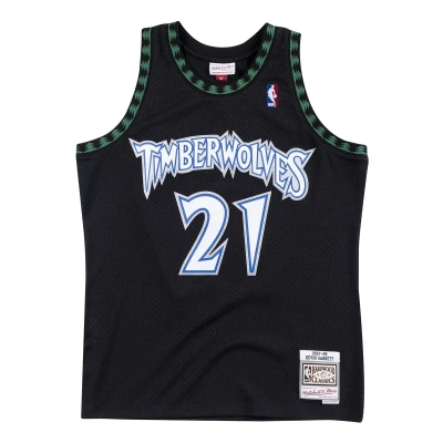 Imagen de Mitchell &amp; Ness Kevin Garnett #21 Minnesota Timberwolves NBA Swingman L