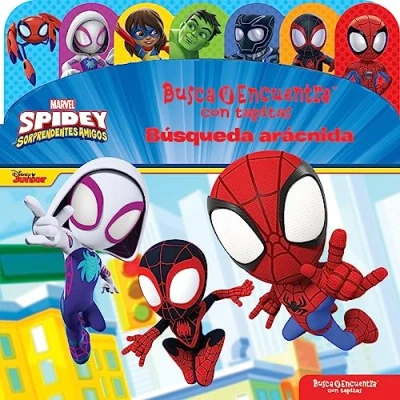 Imagen de BÚSQUEDA ARÁCNIDA. BUSCA Y ENCUENTRA CON TAPITAS SPIDEY (LAF LF)