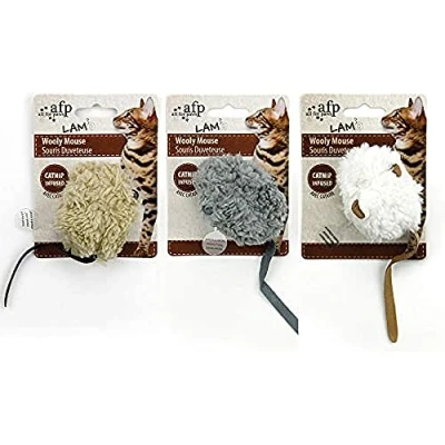 Imagen de ALL FOR PAWS Juguete Lamb Cat En Forma de Ratoncito, 7 cm