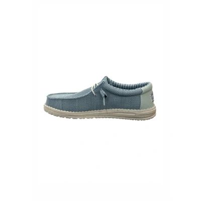 Imagen de Hey Dude Zapatos Wally Stretch Sox sin cordones para hombre, Azul nube/azul amanecer, 42 EU
