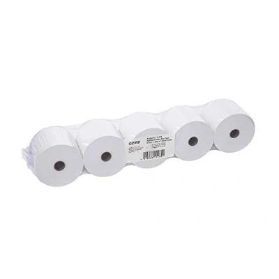 Imagen de GENIE 11175 Rollos de papel, 57x 40x 12 mm, Blanco, 5 Unidad ( Paquete 1)