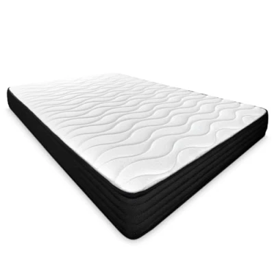 Imagen de mattfy Colchón Viscoelástico Reversible Kloe 180 x 200, Firmeza y Confort, Cara Invierno/Verano, Altura 23cm, Poliuretano, Blanco, 180x200