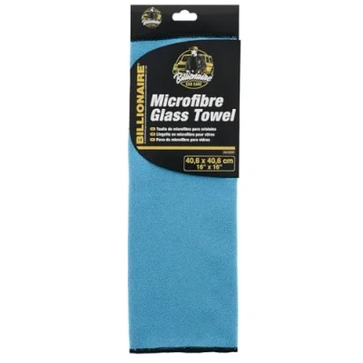 Imagen de SUMEX Toalla de Microfibra para Cristales Billionaire Glass Towel Paño Que Optimiza la Limpieza sin Arañazos 40 x cm Color Azul