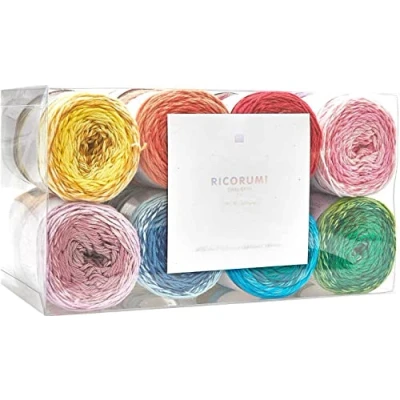 Imagen de Rico Design RICORUMI Spin DK Lote de 16 ovillos algodón