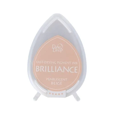 Imagen de Tsukineko Brillantezza Dew Drop Pigmento Perlato Inkpad, Sand Beige, Talla única
