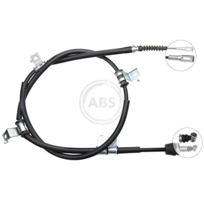 Imagen de A.B.S. K17157 Cable de Freno Mano 1715 Discos para dirección izquierda/derecha HYUNDAI: i30 I Hatchback