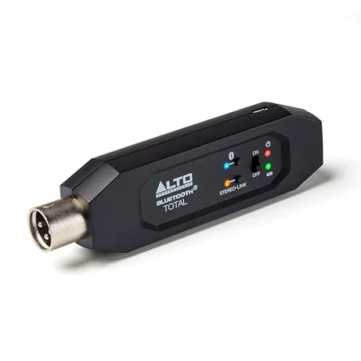 Imagen de Alto Professional Bluetooth Total MK2 Receptor recargable con XLR para mesa de mezclas, configuraciones mezcladores audio y sistemas PA activos
