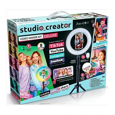 Imagen de Canal Toys Studio Creator de Luxe Kit Estudio Influencer para Video, 8+ años, Color Verde (INF003)