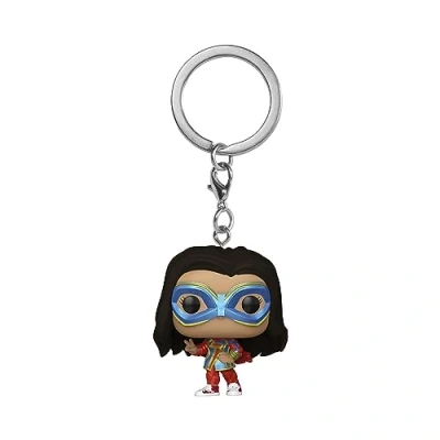Imagen de Funko Pop! Keychain: Ms. Marvel Minifigura de Vinilo Coleccionable Llavero Original Relleno Calcetines Idea Regalo Mercancia Oficial TV Fans
