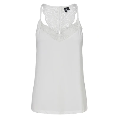 Imagen de Vero Moda Vmana GA NOOS Top, Mujer, Talla: Medium, Snow white