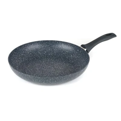 Imagen de Russell Hobbs RH00843EU Sartén para freír antiadherente de la colección Nightfall Stone, 30 cm, aluminio prensado, apto placas inducción, con mango baquelita, mármol azul