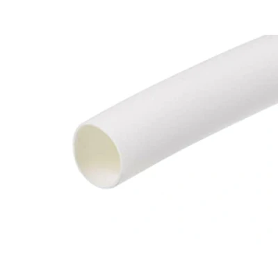 Imagen de Tubo termorretráctil de 1 metro largo, blanco y negro, diámetro 3 mm, 5 6 7 8 9 10 mm (Ø6 blanco)