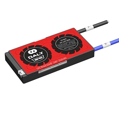 Imagen de Daly Smart BMS 3S Li Ion 12V 60A, Placa Protección Inteligente PCB para Batería de Litio con Can, 485, BT, Equilibrio, NTC Sobrecarga, Sobredescarga, Sobrecorriente, contra Cortocircuito