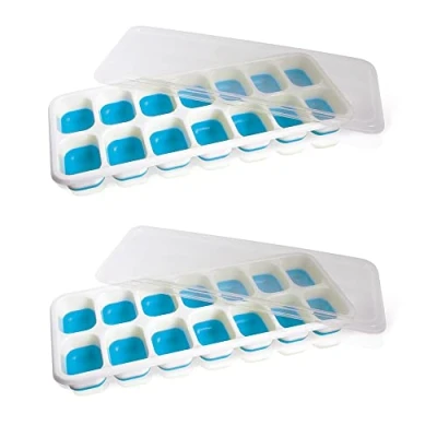 Imagen de VB VIN BOUQUET FIE 963 Molde para 14 hielos rectanguales, pack de 2 Azules