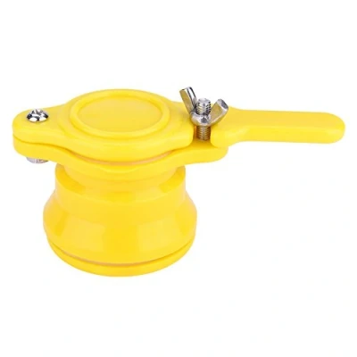 Imagen de HERCHR VáLvula de Compuerta Miel Apicultura Extractor Grifo Embotellado Equipo Herramienta Colmena Abejas Apicultor Amarillo