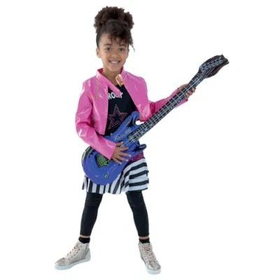Imagen de Smiffys Disfraz sofisticado de estrella del rock, Negro, con parte arriba y cazadora