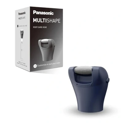 Imagen de Panasonic ER CFC1 A503 MULTISHAPE [Sistema de Cuidado Personal] Accesorio Cabezal para el los Pies, Lima Eléctrica Removedor Durezas, Microcerámica, Negro