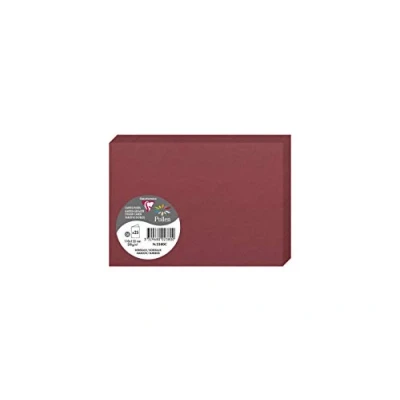 Imagen de Clairefontaine 2336 C Pack de 20 sobres 11 x 15,50 0,10 cm, color granate 15.50 0.10