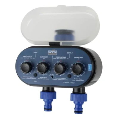Imagen de Aqua Control C4011 Programador de Riego Para Jardín todo tipo Grifos Con 2 salidas independientes