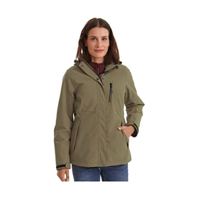 Imagen de killtec Mujer Chaqueta funcional/chaqueta de invierno con capucha cremallera KOW 140 WMN JCKT, helloliv, 46, 37411 000