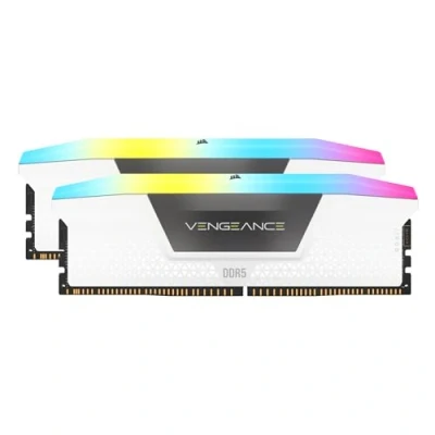 Imagen de CORSAIR Vengeance RGB DDR5 Kit de Mejora la Iluminación (Sin Memoria Física) Blanco