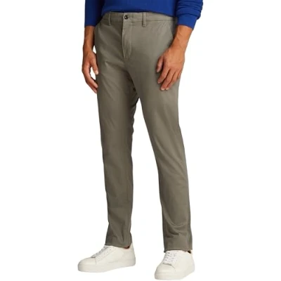 Imagen de Tommy Hilfiger Chino Hombre Bleecker Printed Structure Slim Fit, Gris (Hydrogen Grey), 30W/35L