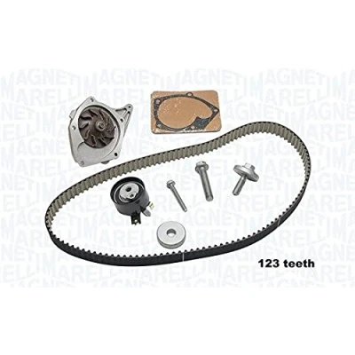 Imagen de MAGNETI MARELLI 341404170002 Bomba de Agua + Kit Distribucion RENAULT: CLIO 2, MEGANE 3, DACIA: Sandero Duster SUV, I
