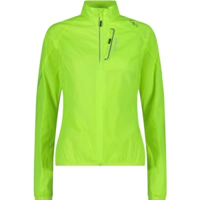 Imagen de CMP Chaqueta cortavientos ultraligera para mujer, Yellow Fluo, L