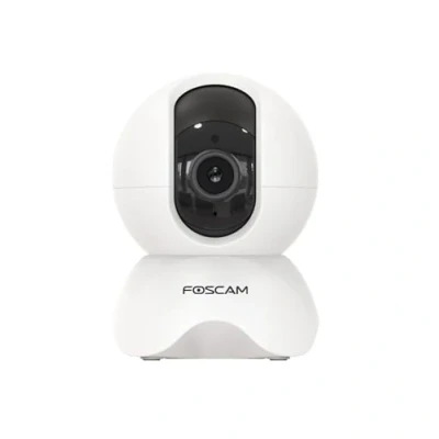 Imagen de Foscam Cámara IP X5 Blanca WiFi/LAN 5MP, Seguridad, Detección Humana, Audio, Visión Nocturna.