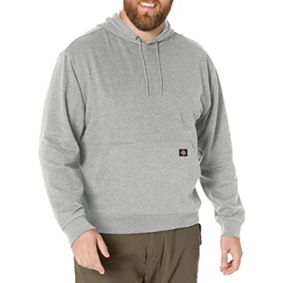 Imagen de Dickies Hombre, Sudadera en felpa de grosor medio con capucha y sin cierre, corte regular, Heather Grey, 3XL