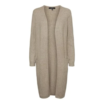 Imagen de Vero Moda Vmdoffy LS LONG OPEN GA NOOS Chaqueta de punto, Mujer, Talla: Large, Sepia tint melange