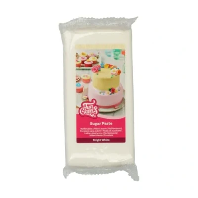 Imagen de FunCakes Pasta De Azúcar Blanco Brillante, 1000 Gramo
