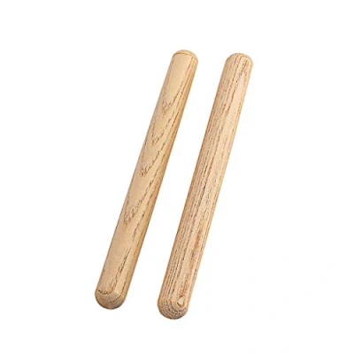 Imagen de Alnicov 1 par de palos ritmo, baquetas abedul, juguete Musical para niños, regalo, piezas y accesorios instrumentos percusión
