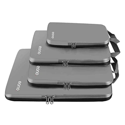 Imagen de Eono Organizadores de Viaje compresión expandibles, Impermeable Organizador Maleta, Cubos Embalaje, Compression Packing Cubes