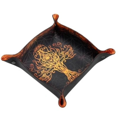 Imagen de Bandeja de Dados para Juegos Mesa y RPG Wonder Book, Roll Player, Ashes Reborn Mythic Tree