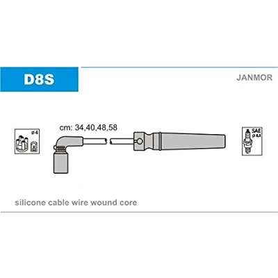 Imagen de JANMOR D8S Juego de Cables Encendido
