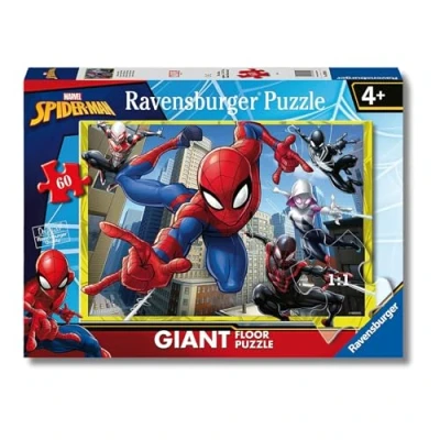 Imagen de Ravensburger Puzzle Spiderman, Colección 60 Giant Suelo, Piezas, para Niños, Edad Recomendada 4+ Años