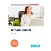 Imagen de Corporacions Locals De Catalunya. Temari General Volum 1