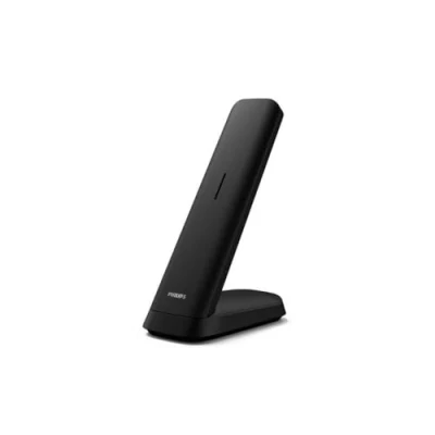 Imagen de Philips M4702B/12 2 Teléfonos Fijos Inalámbricos DECT, Pantalla 4&#039;6 cm, LCD, Retroiluminación, Agenda 50 Números, Manos Libres, Teclas Programables, HQ Sound Negro (Compatible: ES, por)