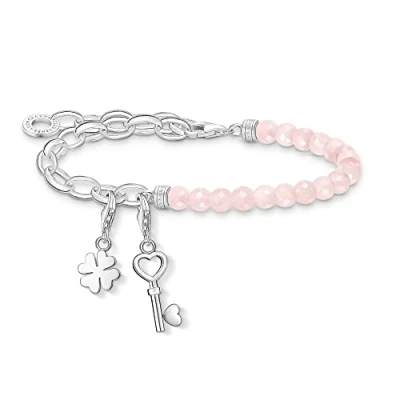Imagen de THOMAS Sabo SET0612 034 9 L17 Conjunto de pulsera y colgante Plata ley 925 para mujer, 17 cm, esterlina, Circonita cúbica