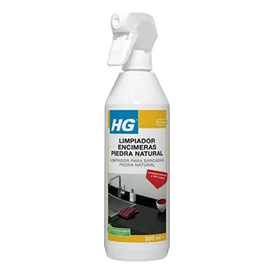 Imagen de HG Limpiador Encimeras Piedra Natural, Quitamanchas para de Cuarzo, Granito y Mármol, Desengrasante Cocinas 500 ml