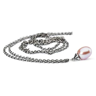 Imagen de Trollbeads Collar con colgante Mujer plata TAGFA 00055