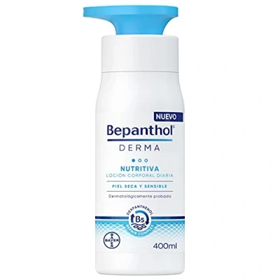 Imagen de Bepanthol Derma Nutritiva Loción Corporal, Hidratación Inmediata Y Duradera Para La Piel Seca Sensible, Uso Diario, 400 ml