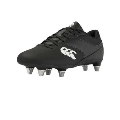 Imagen de Canterbury Phoenix Raze Soft Ground Rugby Boots, Botas, Negro y Blanco, 34 EU