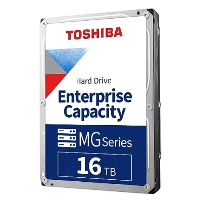 Imagen de Toshiba 16TB Enterprise Internal Hard Drive MG Series 3.5&#039; SATA HDD Mainstream server and storage, 24/7 Reliable Operation, Hyperscale cloud storage (MG08ACA16TE)