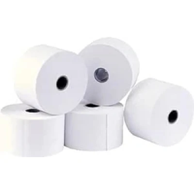 Imagen de Exacompta Ref 43807E Rollo de Recibo Caja Registradora (paquete 5 rollos) 80 mm ancho x 76 m largo, adecuado para tiendas, quioscos, cafeterías, restaurantes, pagos con tarjeta
