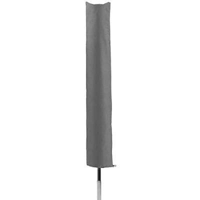 Imagen de PATIO PLUS Funda para Parasol, Sombrilla Jardin, 600D, Impermeable, Antipolvo, Resistente a los Rayos UV, 153 x 30 cm, Gris