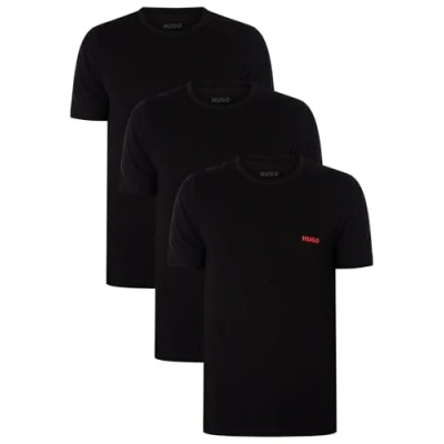 Imagen de HUGO 3 PACK Camiseta interior, Hombre, Talla: Large, Black